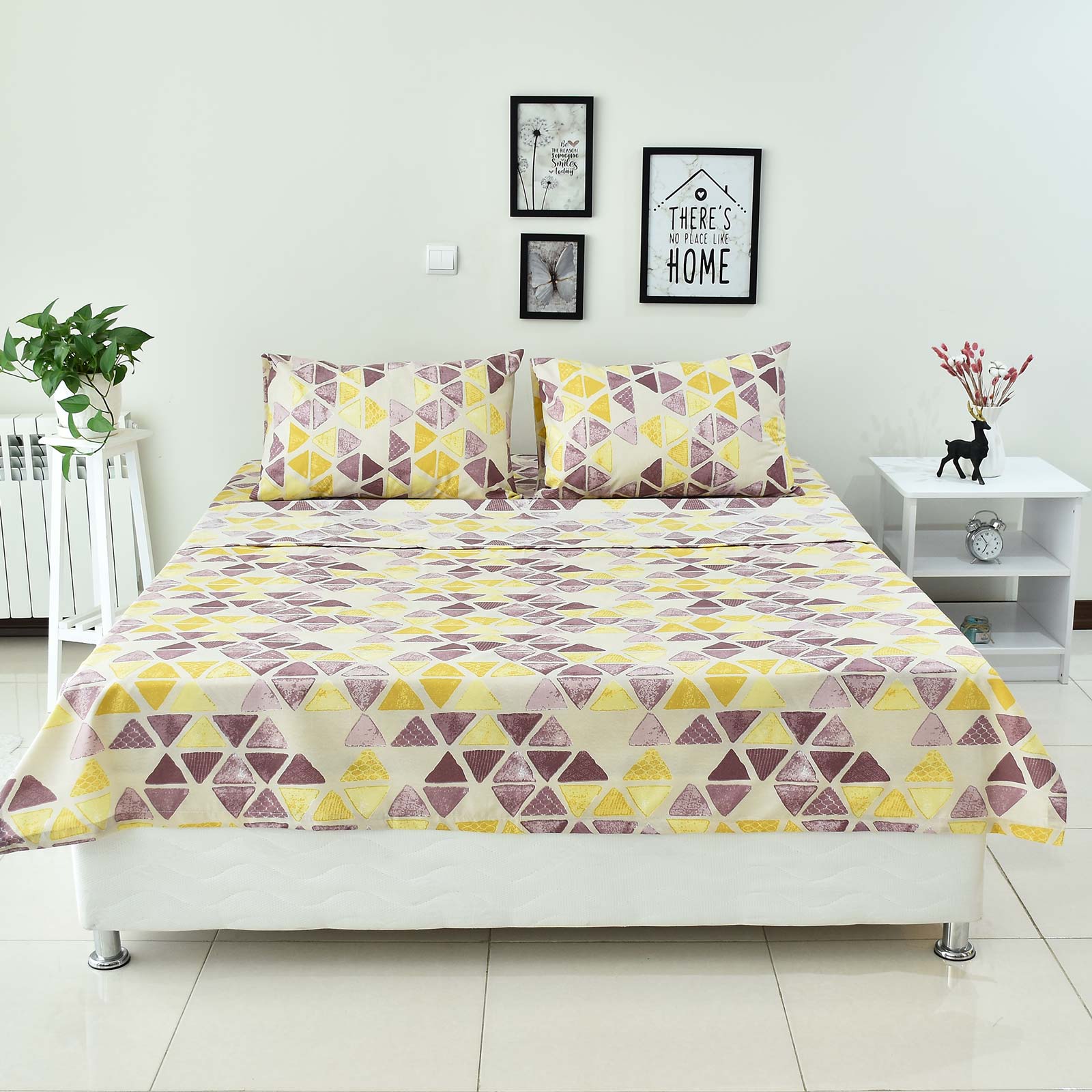 سرویس ملحفه بومرنگ مدل Maral دونفره 4 تکه