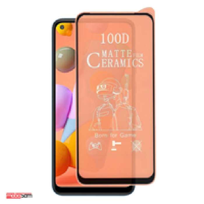 محافظ صفحه نمایش سرامیکی مات 100D مناسب برای گوشی سامسونگ Galaxy A21 / A21S