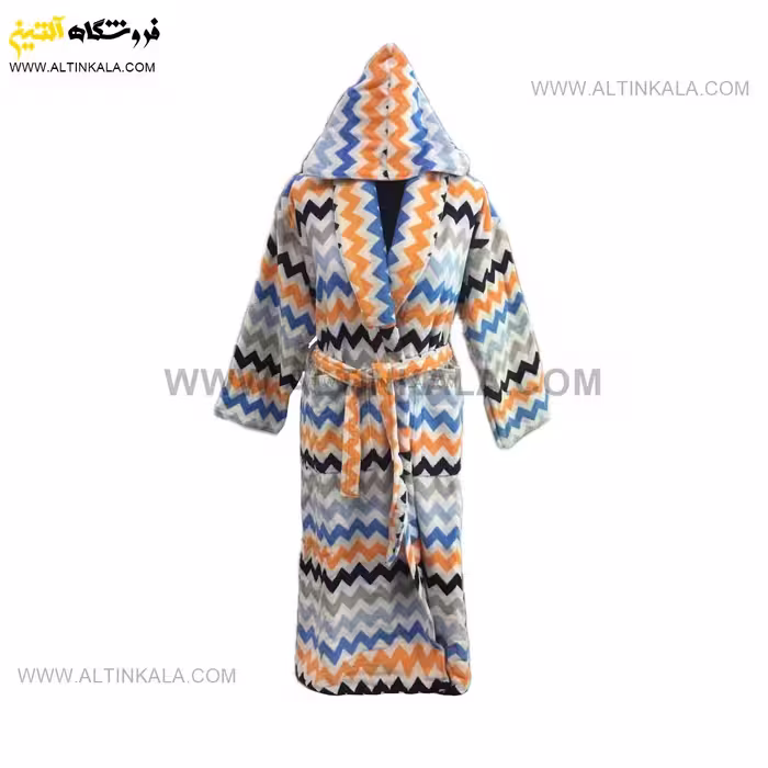 حوله پالتویی برق لامع طرح شاپرک نارنجی سایز 125