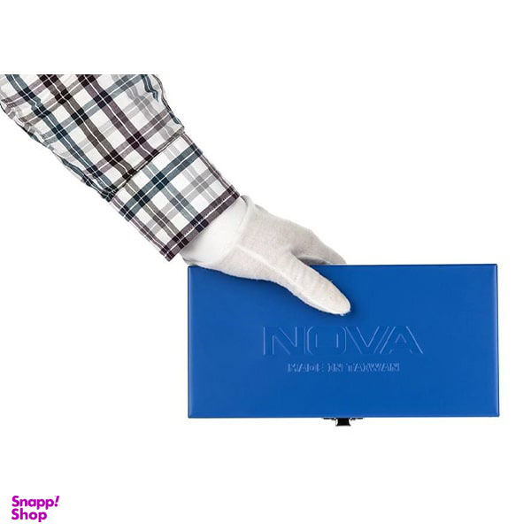 جعبه بکس 14 اینچ نووا (Nova) مدل 7302 مجموعه 23 عددی