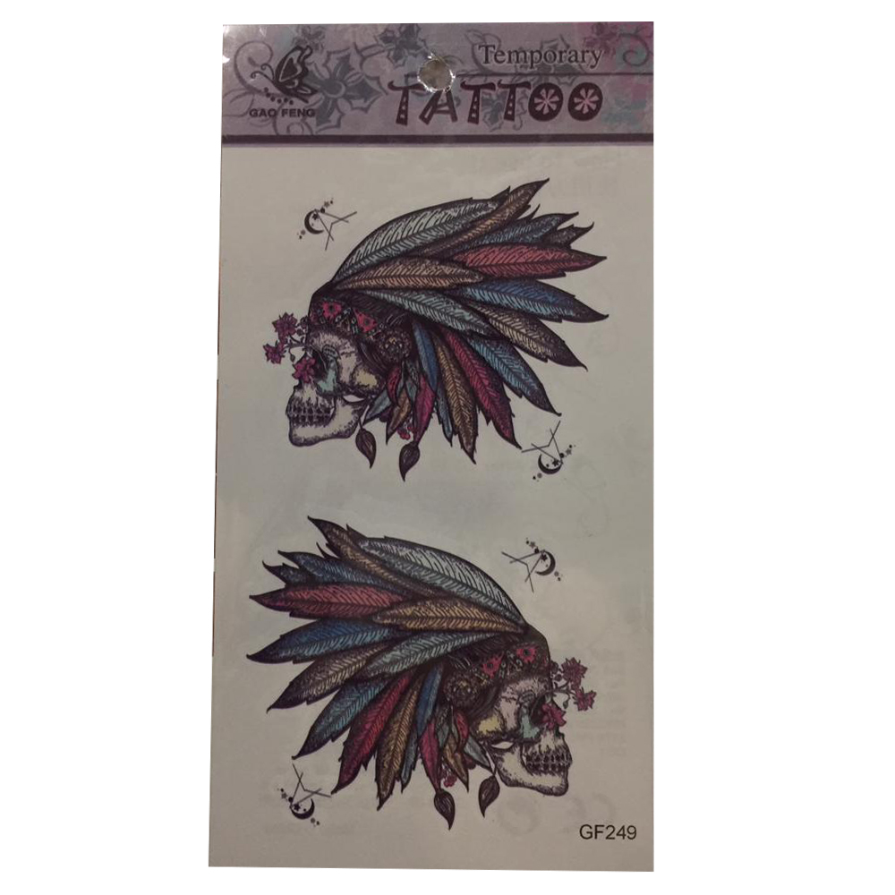 تتو موقت طرح اسکلت کد 249