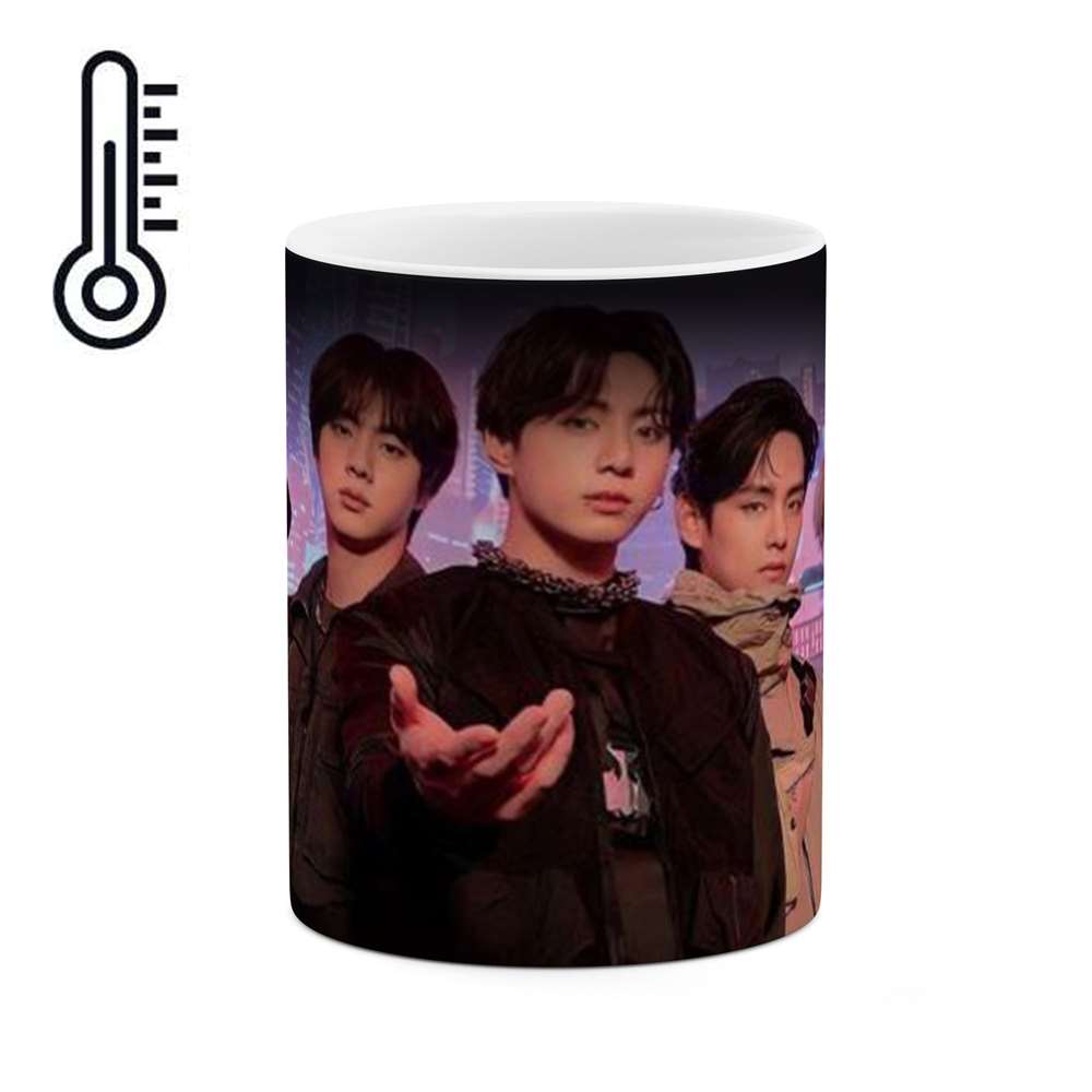 ماگ حرارتی طرح گروه موسیقی کره ای - کی پاپ -Kpop مدل mgph14384