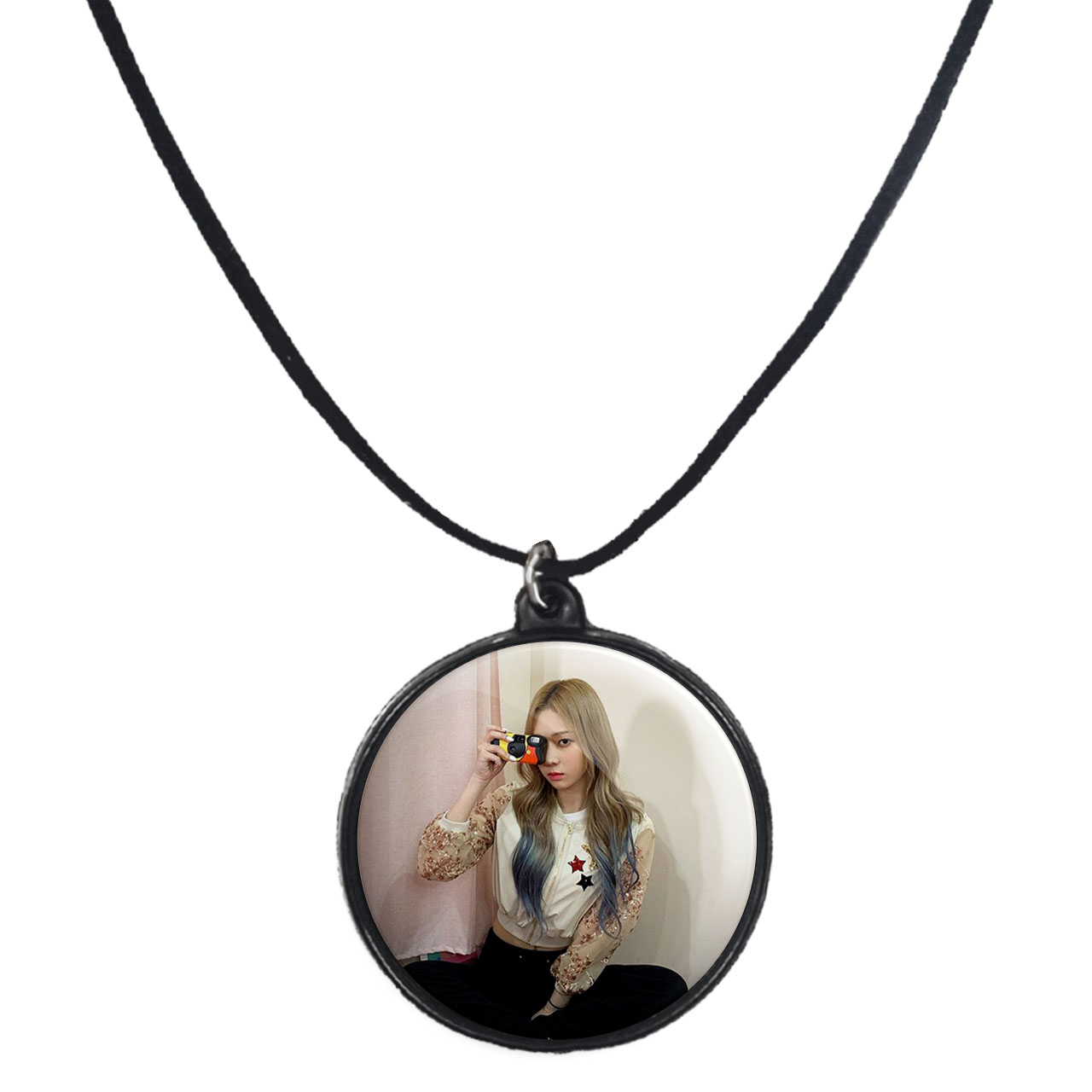 گردنبند پرمانه طرح aespa کد pmb.18708 مدل دو طرفه