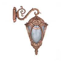 چراغ دیواری حیاطی و پارکی تکشیدفام مدل مهرگان کد 8702-15