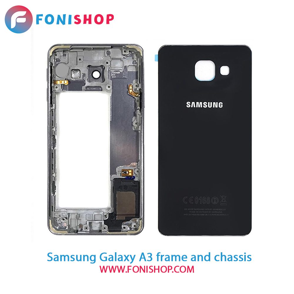 قاب و شاسی کامل سامسونگ Samsung Galaxy A3