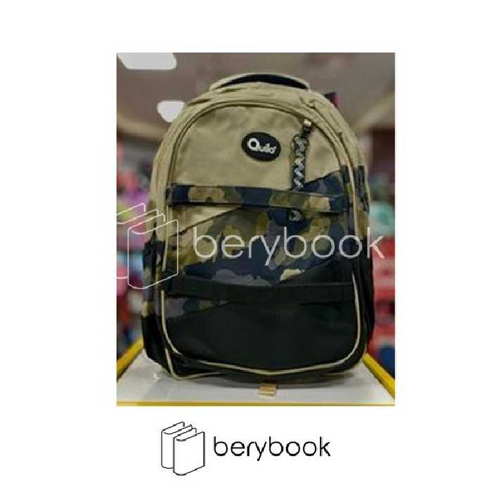 Quilo / کوییلو / کوله پشتی / 2 زیپ / کد 634536 / کرم چریکی