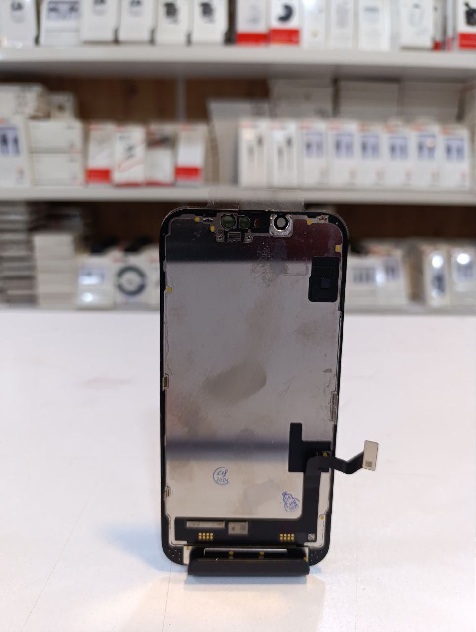 LCD IPhone 14 Normal Black Full Original Second Hand