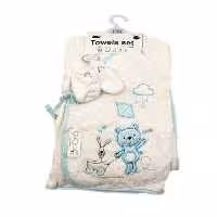 سرویس حوله تن پوش مادرکر کیمونو طرح خرس آبی  MotherCare
