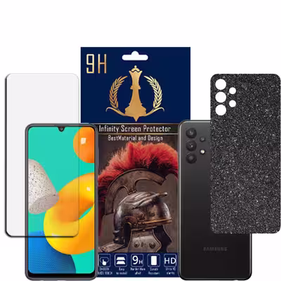 برچسب پوششی اینفینیتی مدل PRO MAX مناسب برای گوشی موبایل سامسونگ GALAXY M32 5G به همراه محافظ صفحه نمایش