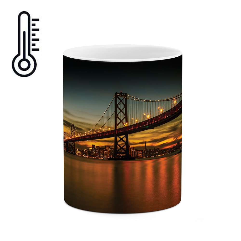 ماگ حرارتی طرح پل سانفرانسیسکو مدل mgph03005