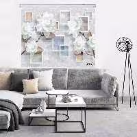 پرده زبرا زیو کد 3D1407 سایز 150x150 سانتی متر