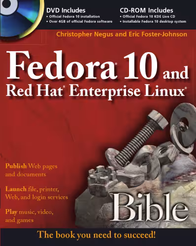 خرید و دانلود نسخه کامل کتاب Fedora 10 and Red Hat Enterprise Linux Bible