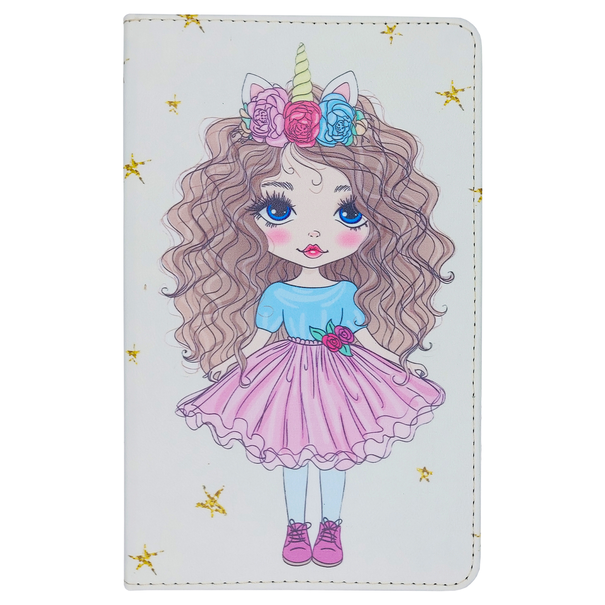 کیف کلاسوری طرح دختر فانتزی کد TB249 مناسب برای تبلت سامسونگ Galaxy Tab A 8.0 2019 T290 / T295