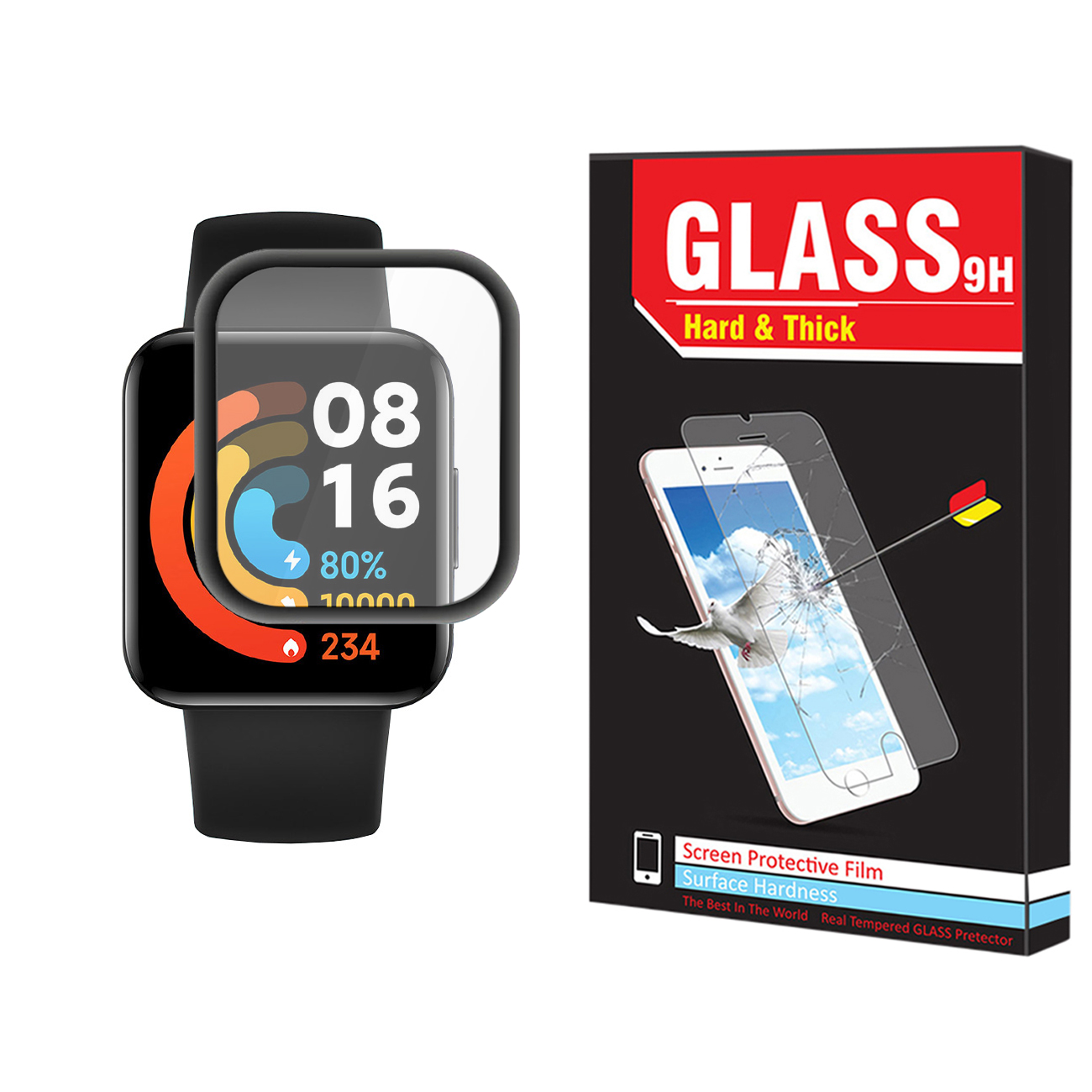 محافظ صفحه نمایش نانو هارد اند تیک مدل NHT مناسب برای ساعت هوشمند شیائومی Redmi Watch