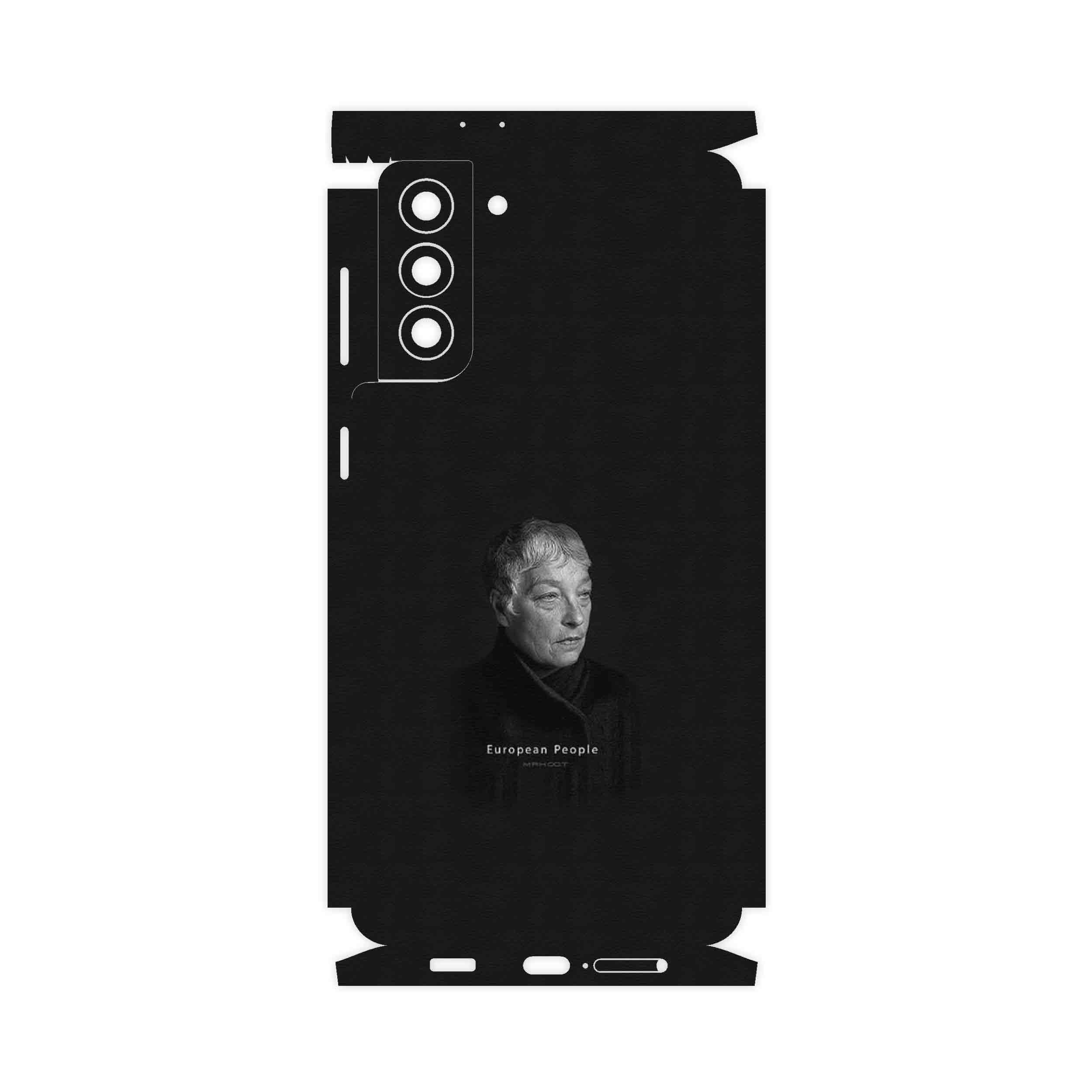 برچسب پوششی ماهوت مدل Portrait of a European Woman-FullSkin مناسب برای گوشی موبایل سامسونگ Galaxy S21 Plus 5G