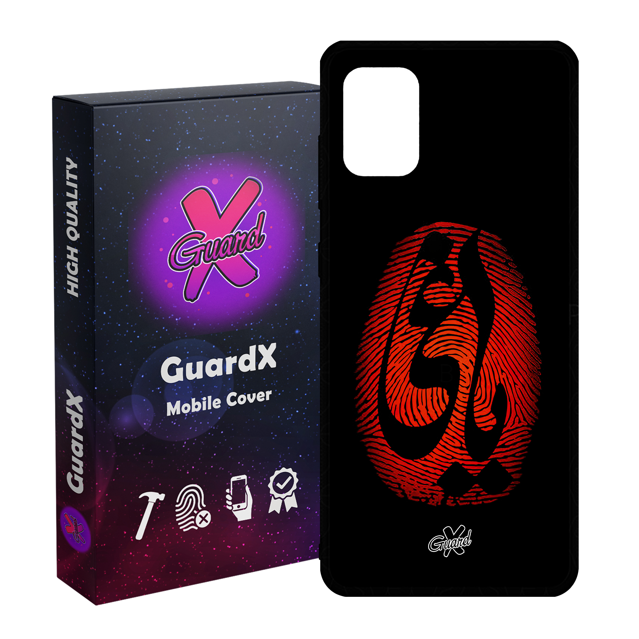 کاور گارد ایکس طرح یاغی مدل Glass10447 مناسب برای گوشی موبایل سامسونگ Galaxy A51 4G