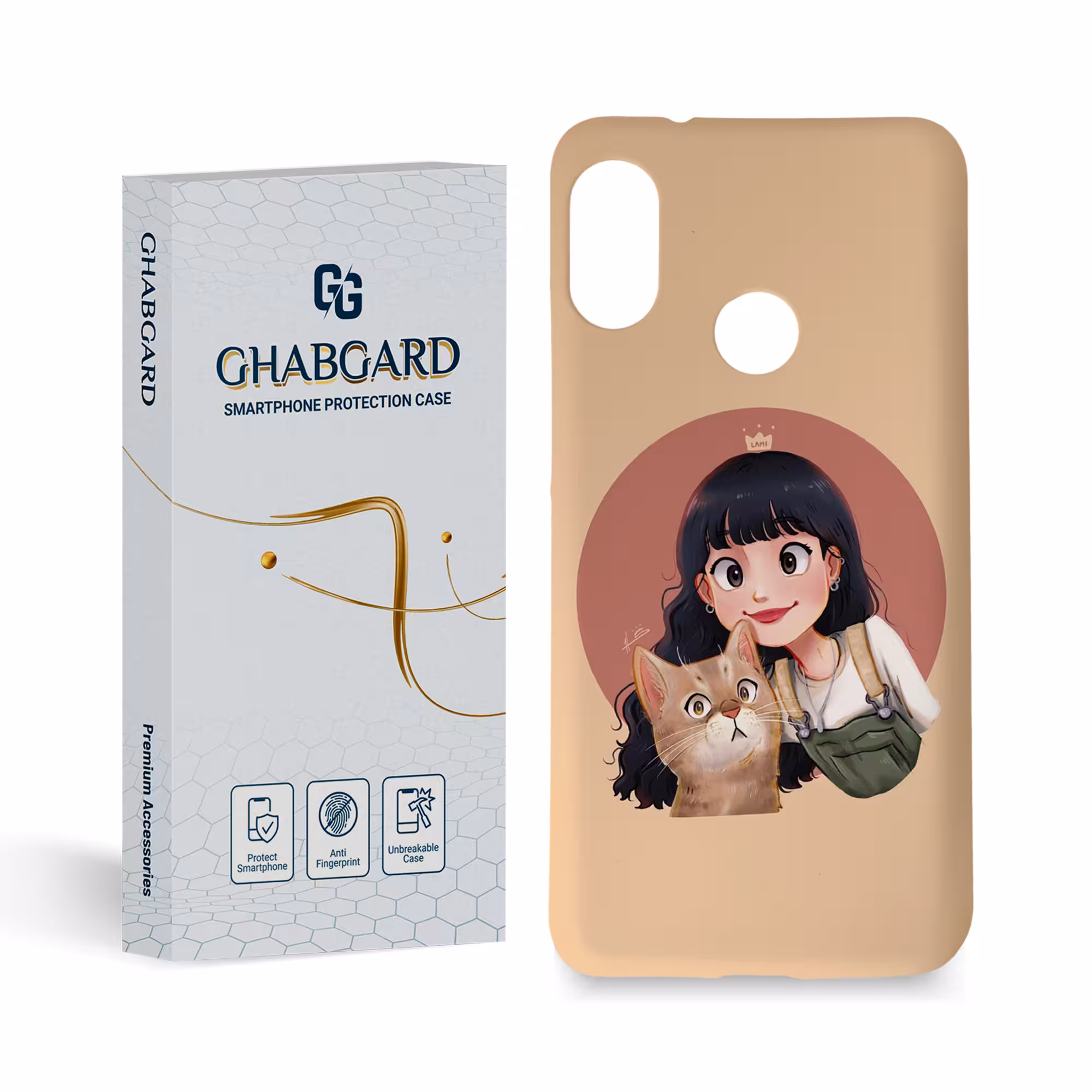 کاور قاب گارد مدل دخترانه مناسب برای گوشی موبایل شیایومی a2 lite Redmi 6 pro