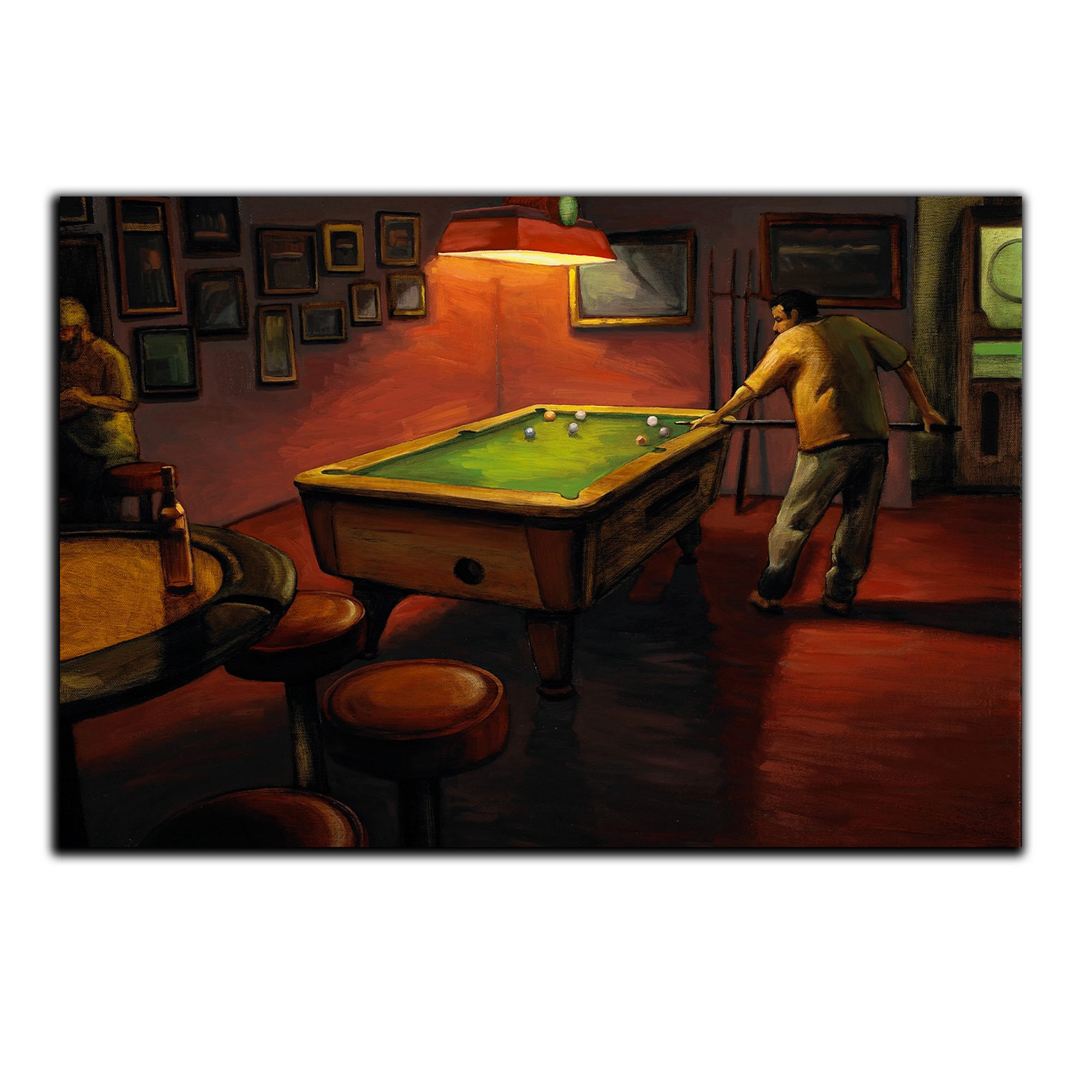 تابلو شاسی بکلیت طرح ورزشی باشگاه بیلیارد مدل SH-1871