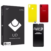 محافظ صفحه نمایش شیشه ای کوکونات مدل UDB  Super-D مناسب برای گوشی موبایل سامسونگ GALAXY A10s  به همراه محافظ پشت گوشی | کالا برتری