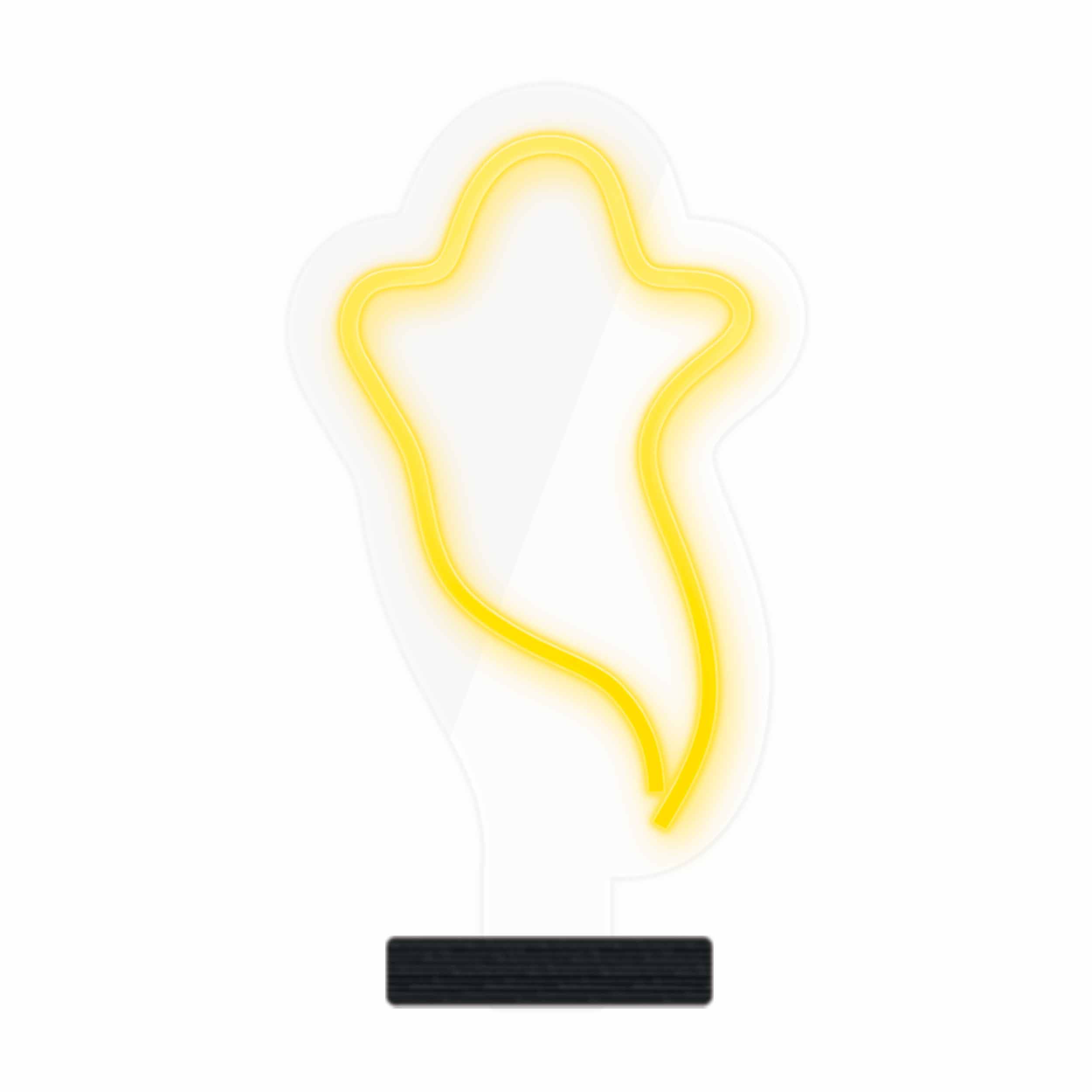 چراغ رومیزی ریموت دار مدل GHOST-GL_YL-GLASS