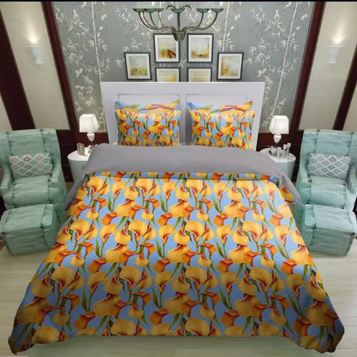 سرویس روتختی 1 نفره تنسل چاپی برندترک لند (Turk Land)  کد rs 540
