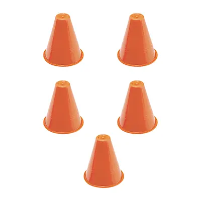 مانع تمرین اسکیتی مخروطی 8 سانتیمتری  بسته 5 عددی | گلبهی
