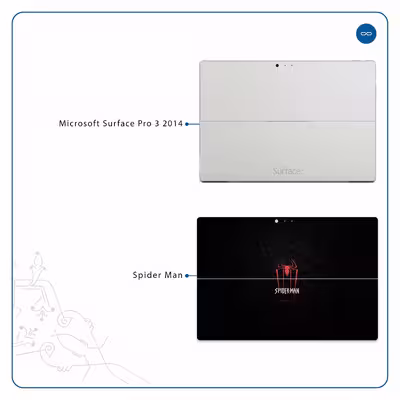 برچسب پوششی ماهوت مدل Spider-Man مناسب برای تبلت مایکروسافت Surface Pro 3 2014