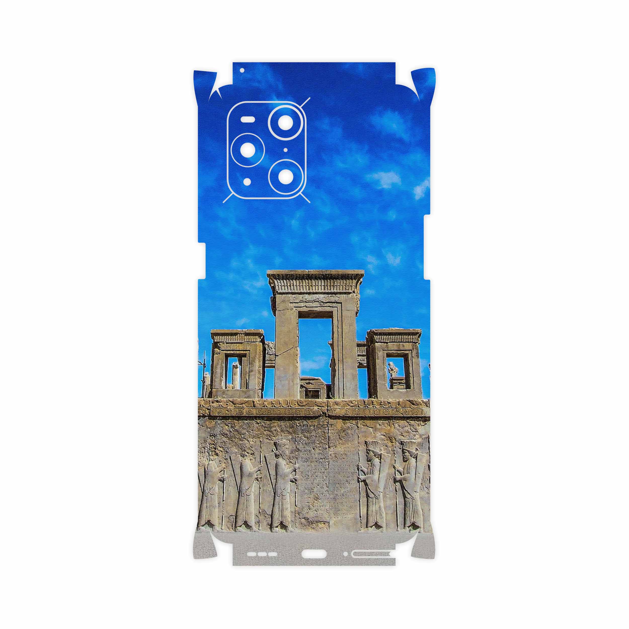 برچسب پوششی ماهوت مدل TAKHT-e-JAMSHID-FullSkin مناسب برای گوشی موبایل اپو Find X3 Pro