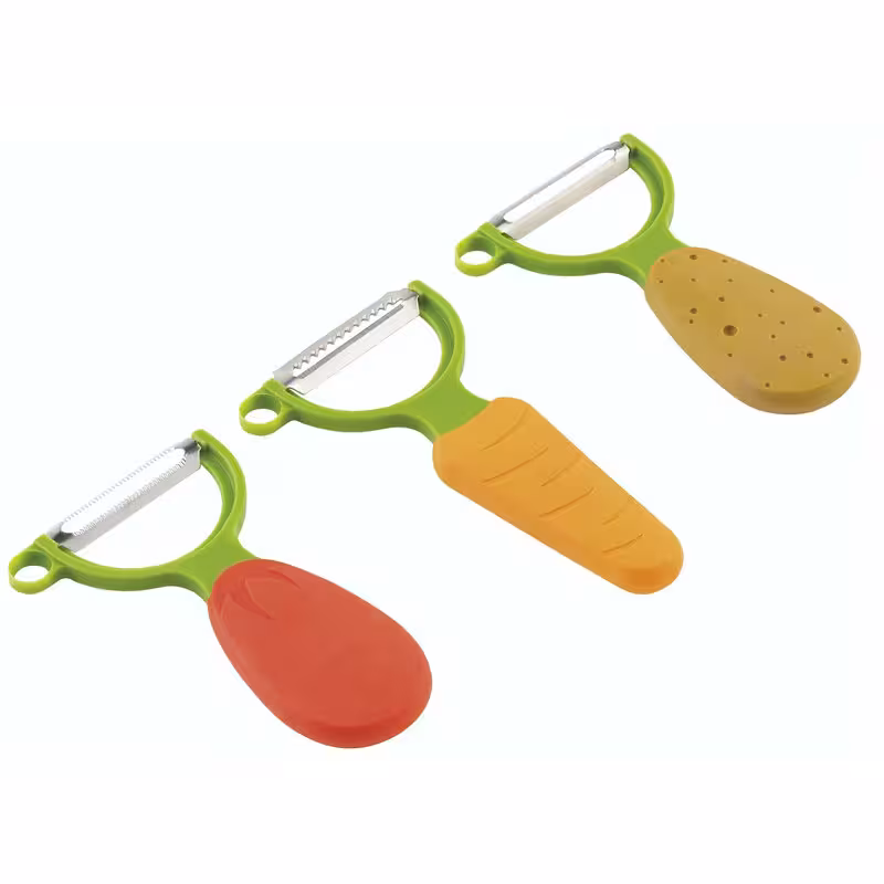 پوست‌کن کن ریکن مدل Veggie بسته 3 عددی | کالا مکس