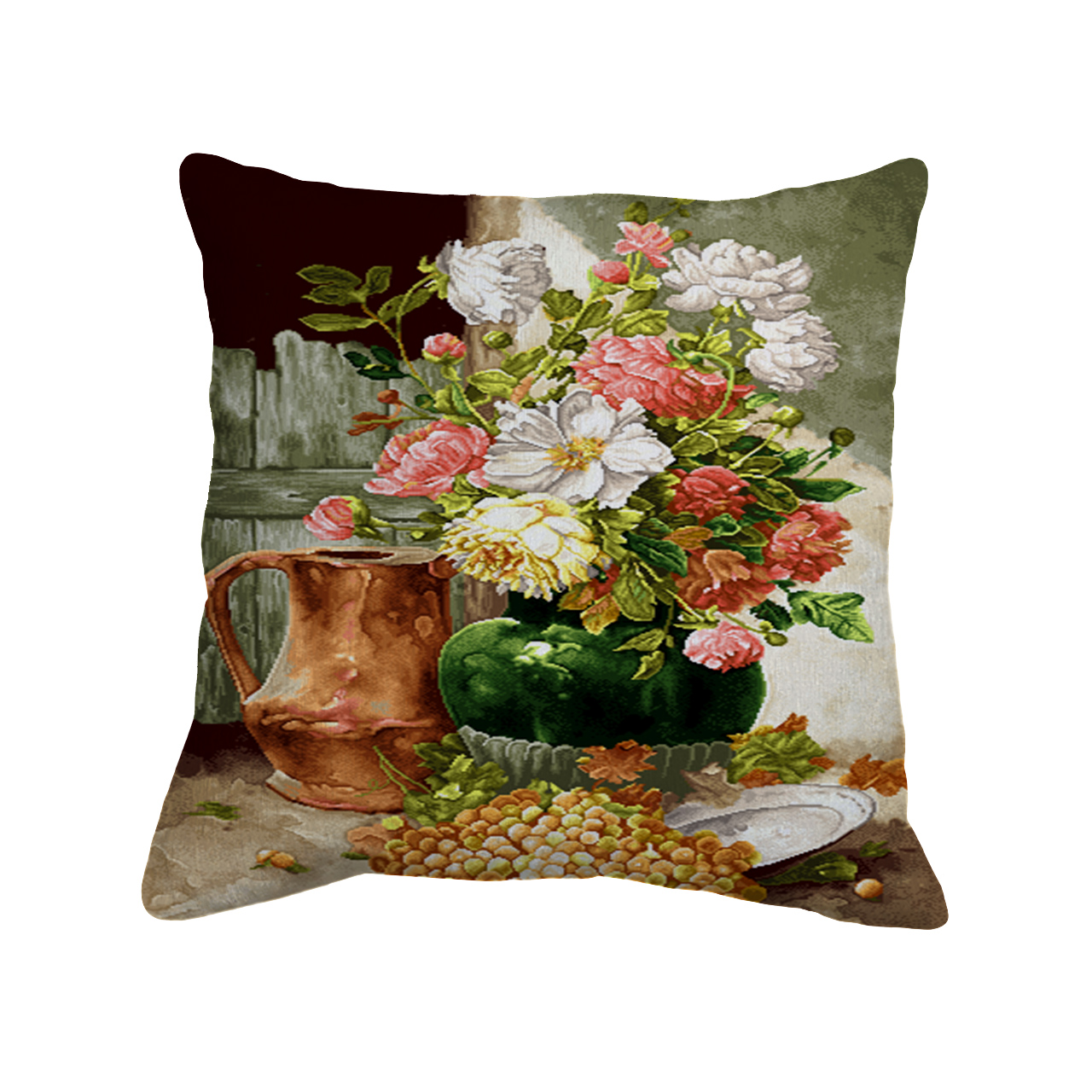 کاور کوسن طرح گل  کد 2449 