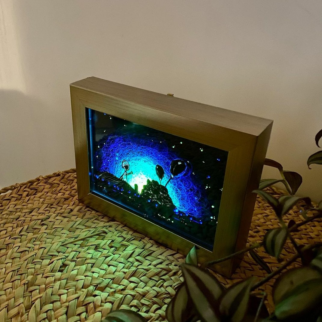 تابلو نوری(بکلیت) پرنسس طرح پسر کوچولو ابعاد 24در17در4.5