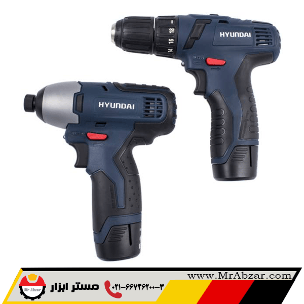 ست دریل و پیچ گوشتی هیوندای HP121L-CD2121L