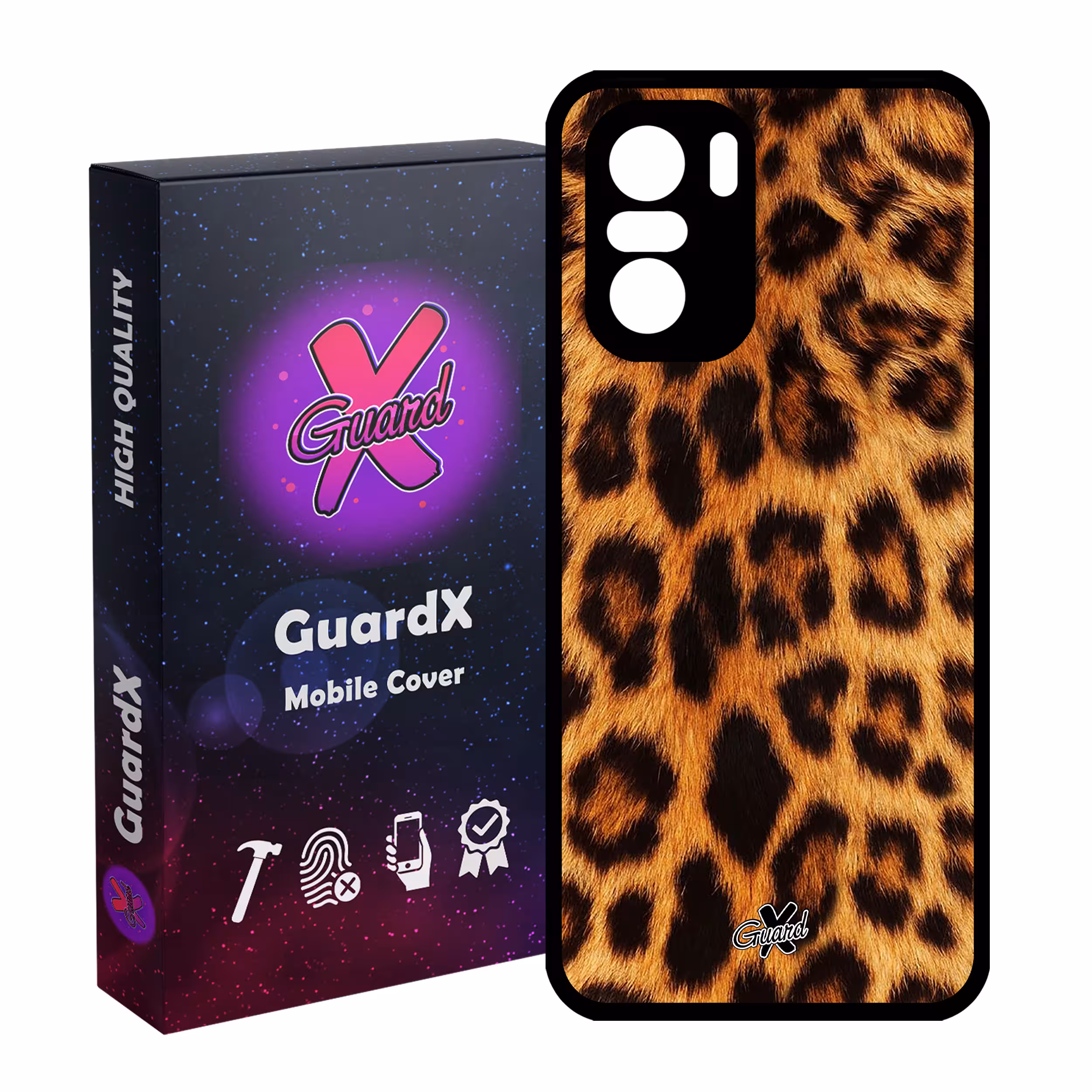 کاور گارد ایکس طرح Leopard مدل Glass10095 مناسب برای گوشی موبایل شیائومی Poco F3/MI 11X/MI 11X Pro/Redmi K40/K40 Pro