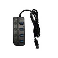 هاب 4پورت کلیددار USB 3.0 آداپتور خور - یاسین کامپیوتر