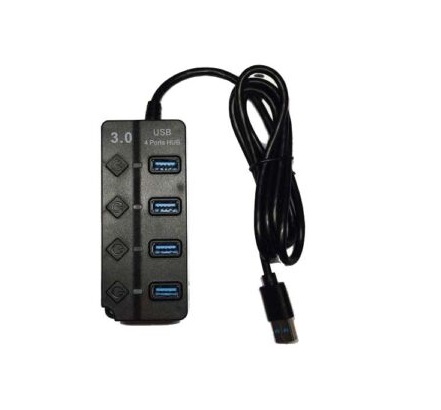 هاب 4پورت کلیددار USB 30 آداپتور خور - یاسین کامپیوتر