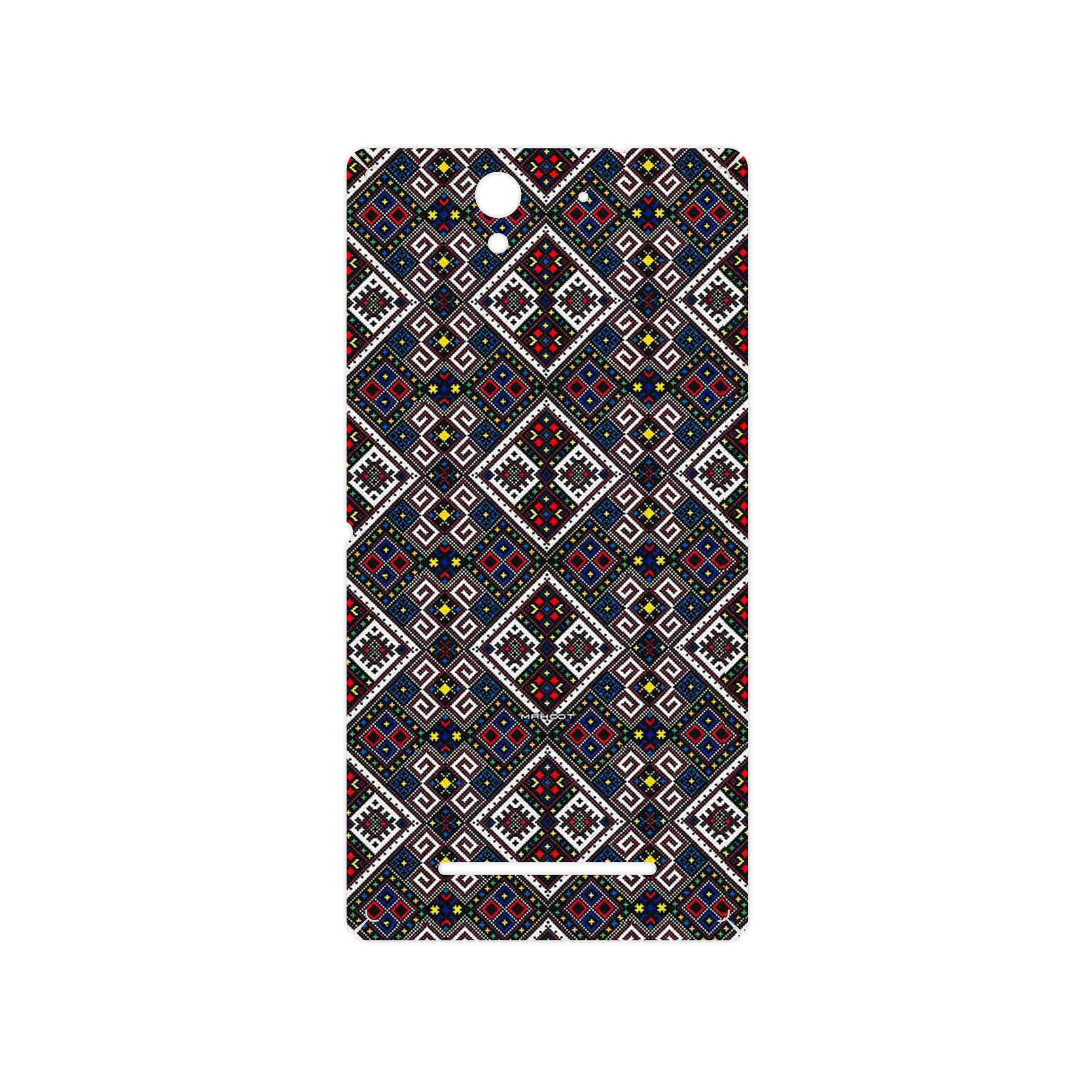 برچسب پوششی ماهوت مدل SISTAN Needlework 1 مناسب برای گوشی موبایل سونی Xperia C3 Dual