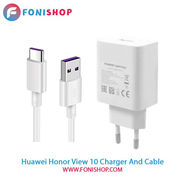 کابل و شارژر سوپر فست شارژ اصلی هوآوی Huawei Honor View 10