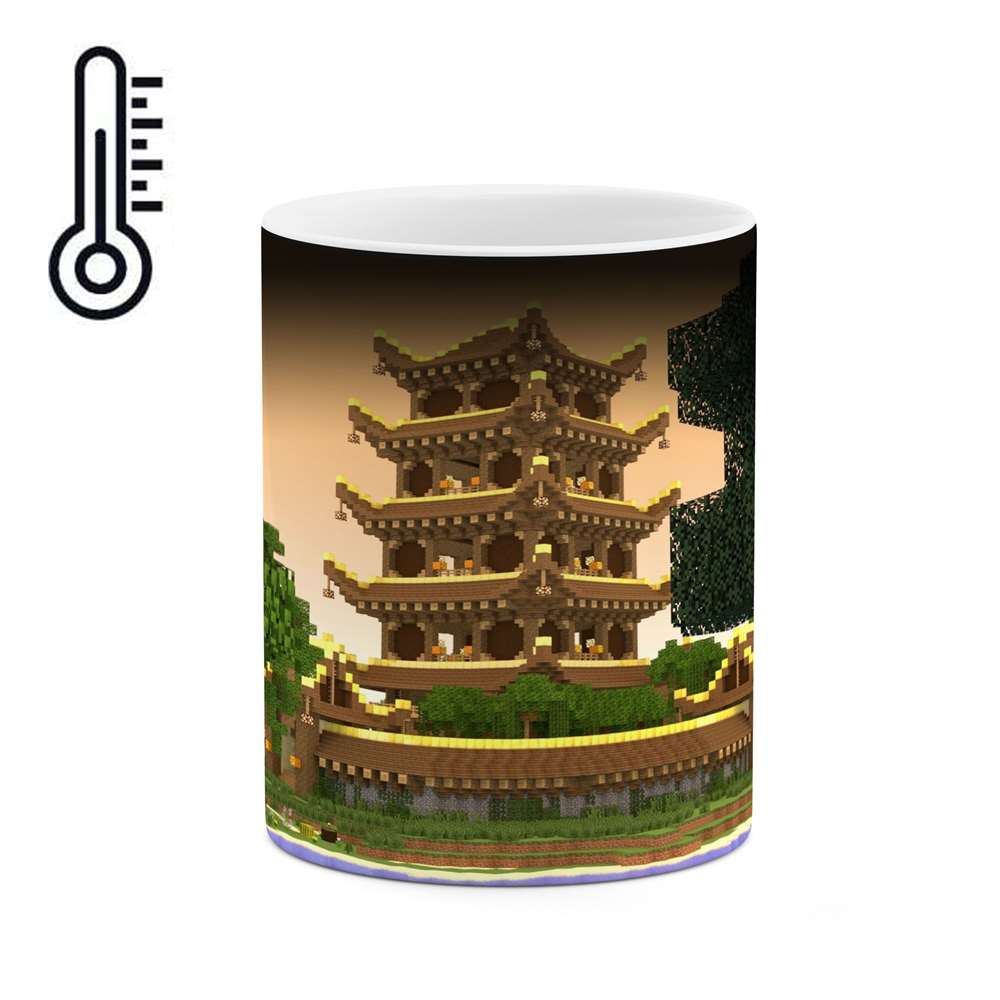 ماگ حرارتی کاکتی طرح ماینکرافت مدل mgh13033