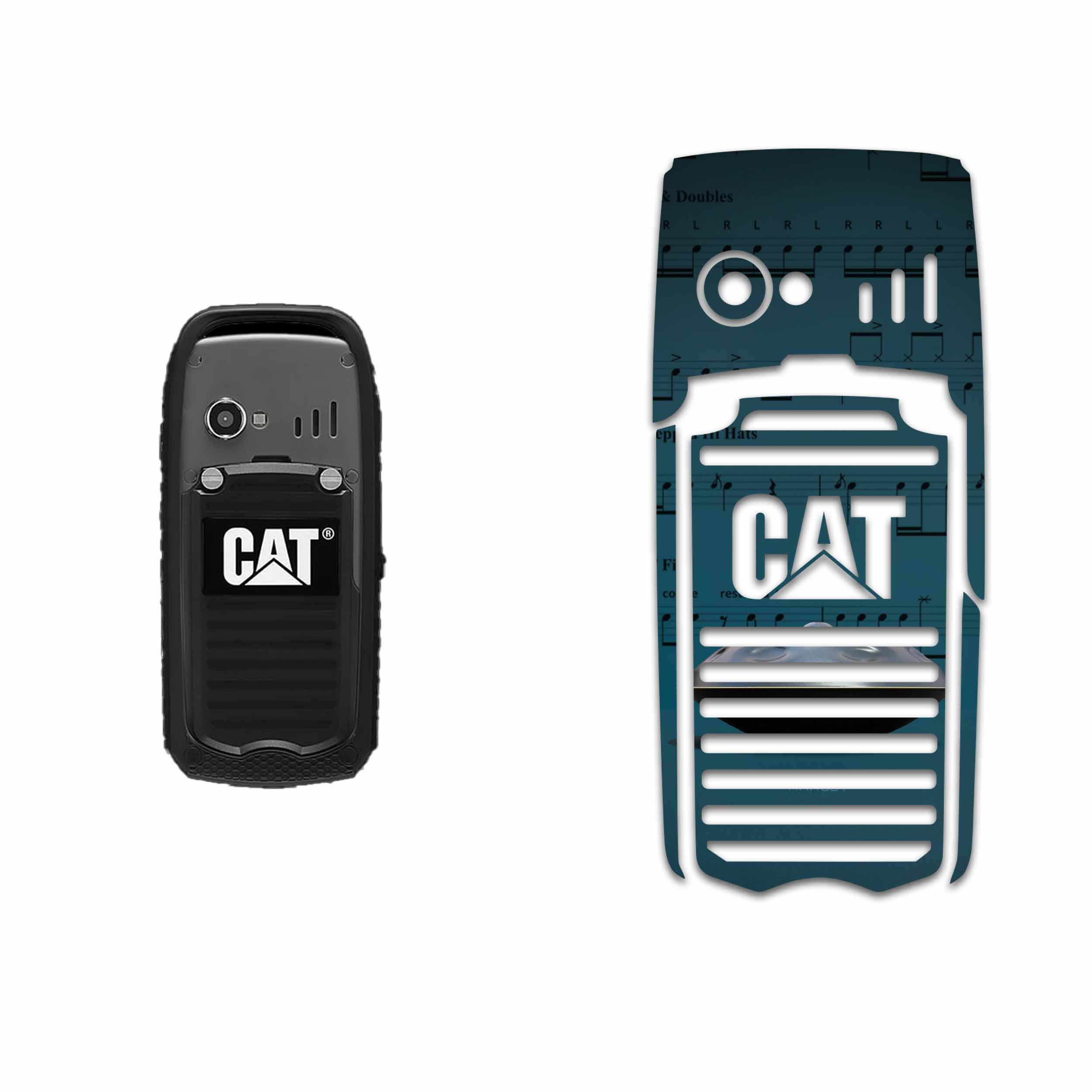 برچسب پوششی ماهوت مدل Hang Instrument مناسب برای گوشی موبایل کاترپیلار B25