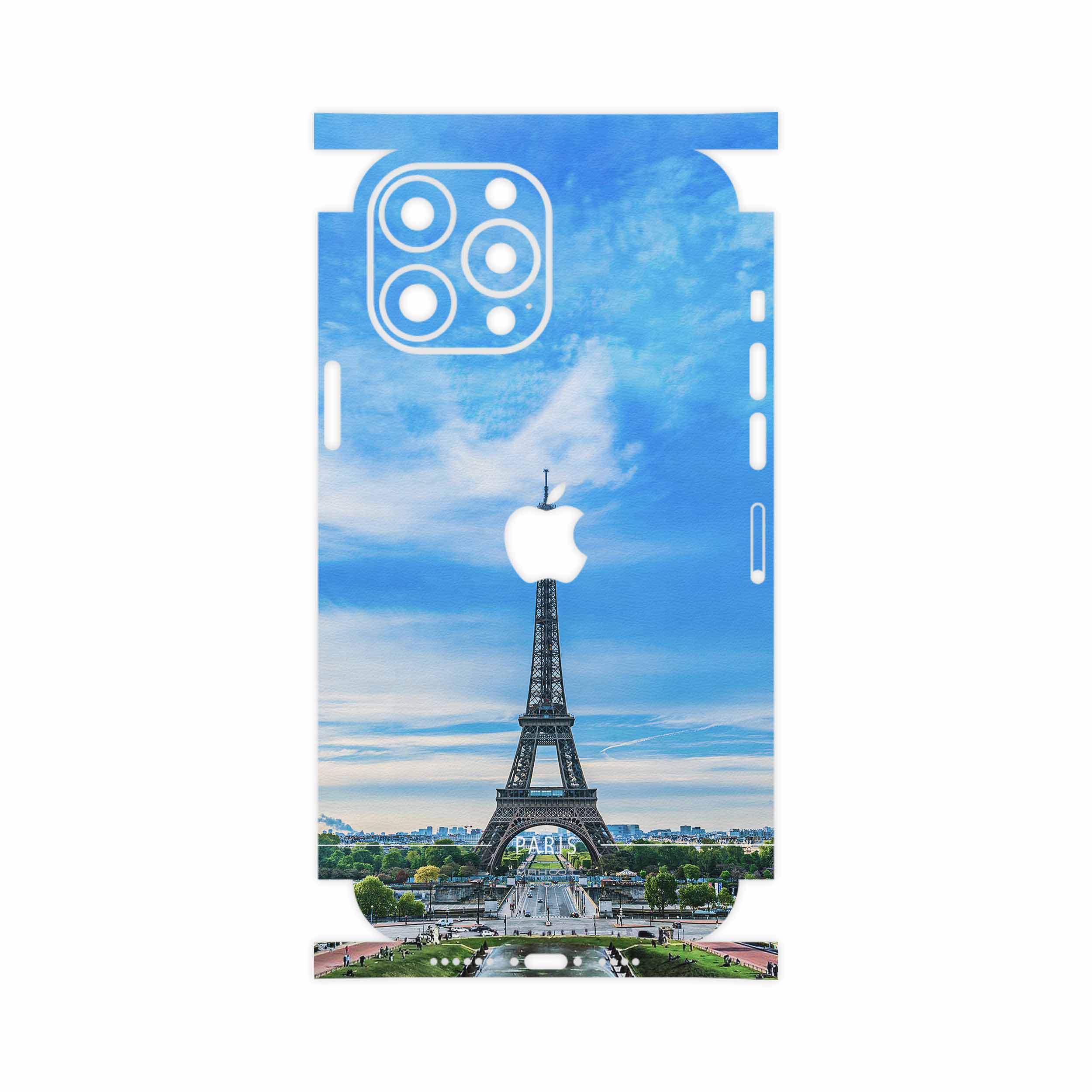 برچسب پوششی ماهوت مدل Paris-City-FullSkin مناسب برای گوشی موبایل اپل iPhone 13 Pro Max
