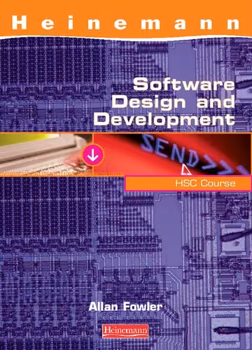 خرید و دانلود نسخه کامل کتاب Heinemann software design and development : HSC course