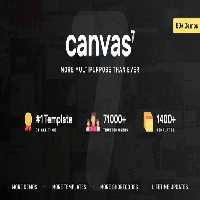 دانلود قالب HTML چند منظوره Canvas