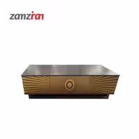 میز تلویزیون کارینو طوسی طلایی مدل S سايز 210 سانتی