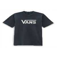 تی شرت آبی مردانه سرمه ای یقه خدمه طرح چاپی مدل ساده آستین کوتاه ونس برند آمریکا Vans