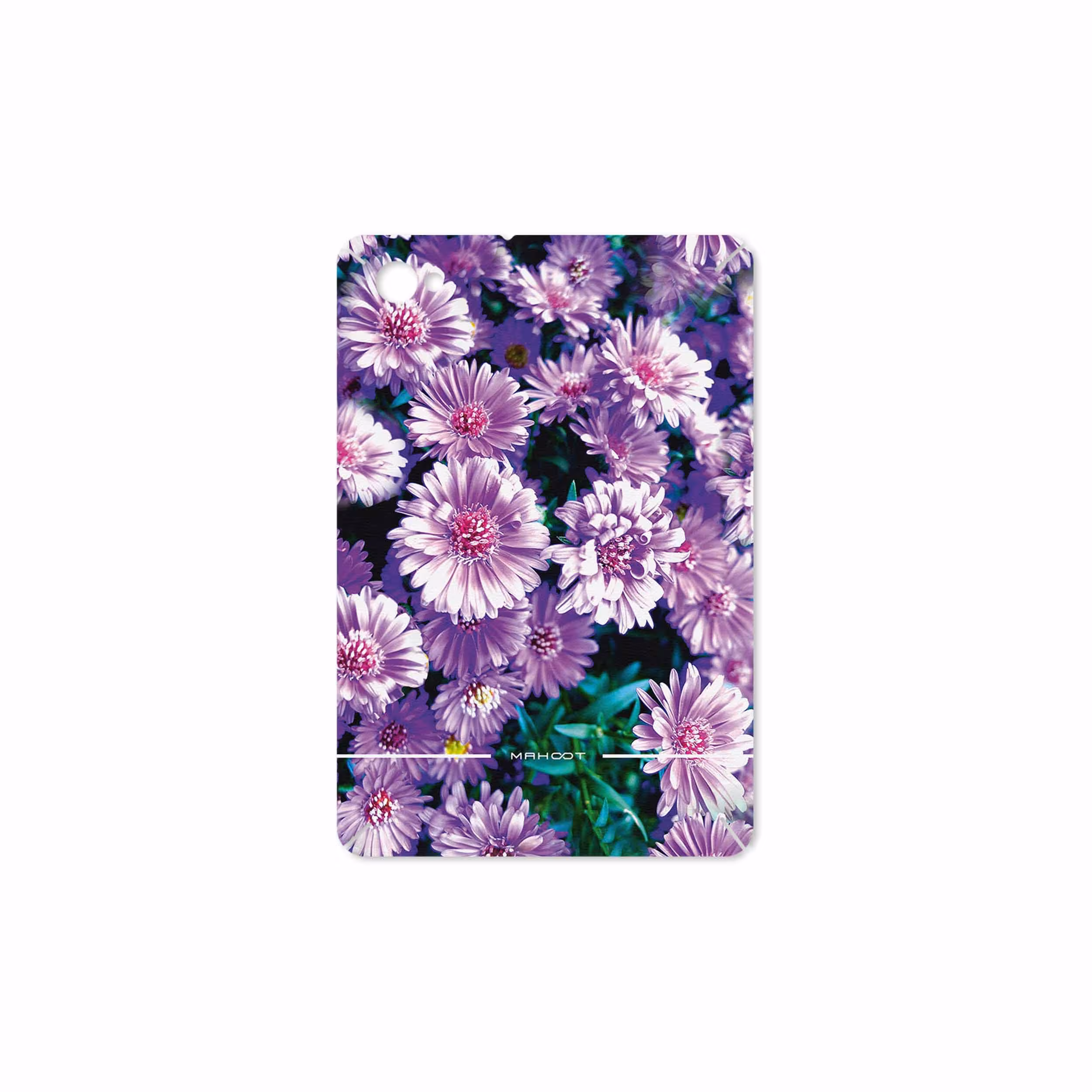 برچسب پوششی ماهوت مدل Purple-Flower مناسب برای تبلت سامسونگ Galaxy Tab 7.7 2011 P6800
