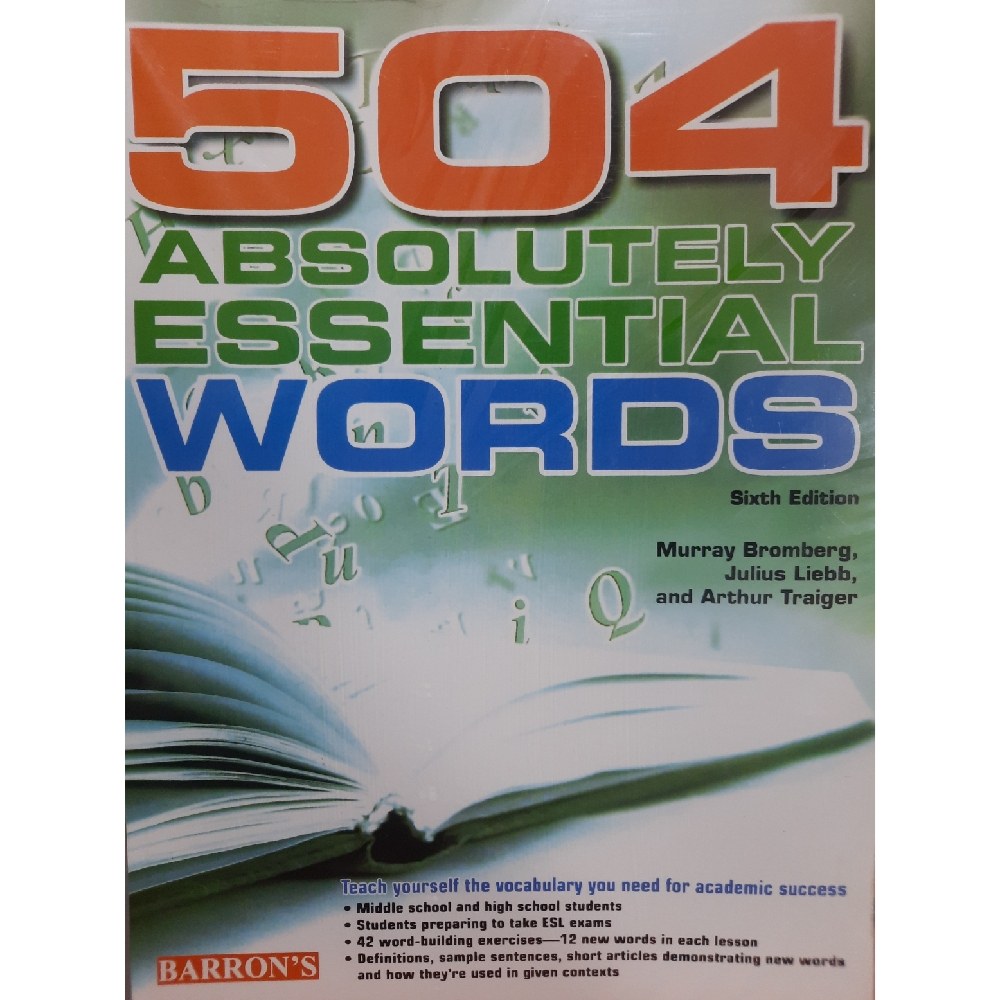 کتاب زبان 504 absolutely essential words (sixth edition) رنگی (چاپ اصلی و غیر دیجیتال)