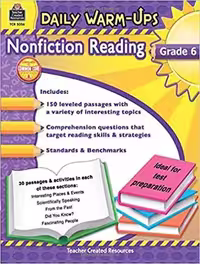 کتاب Daily warm-up Reading grade 6