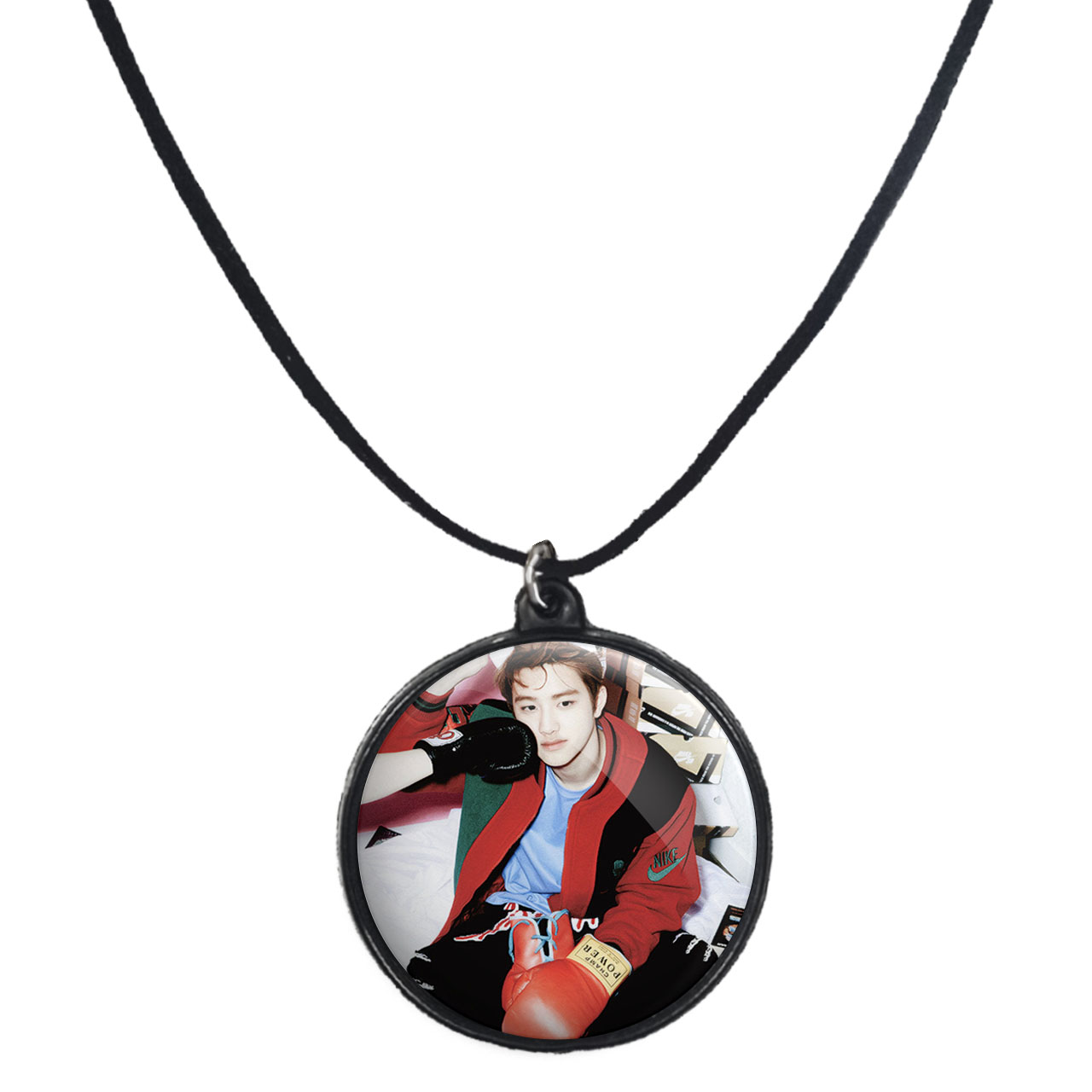 گردنبند پرمانه طرح exo کد pmb.14142 مدل دو طرفه