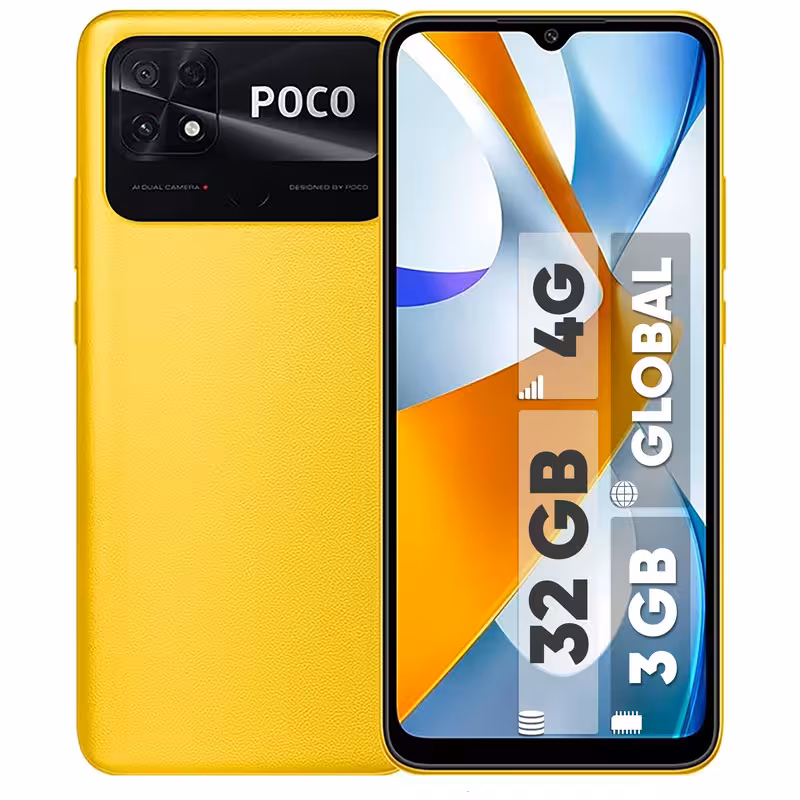 گوشی موبایل شیائومی مدل Poco C40 دو سیم کارت ظرفیت 32 گیگابایت و رم 3 گیگابایت- گلوبال | کالا برتری