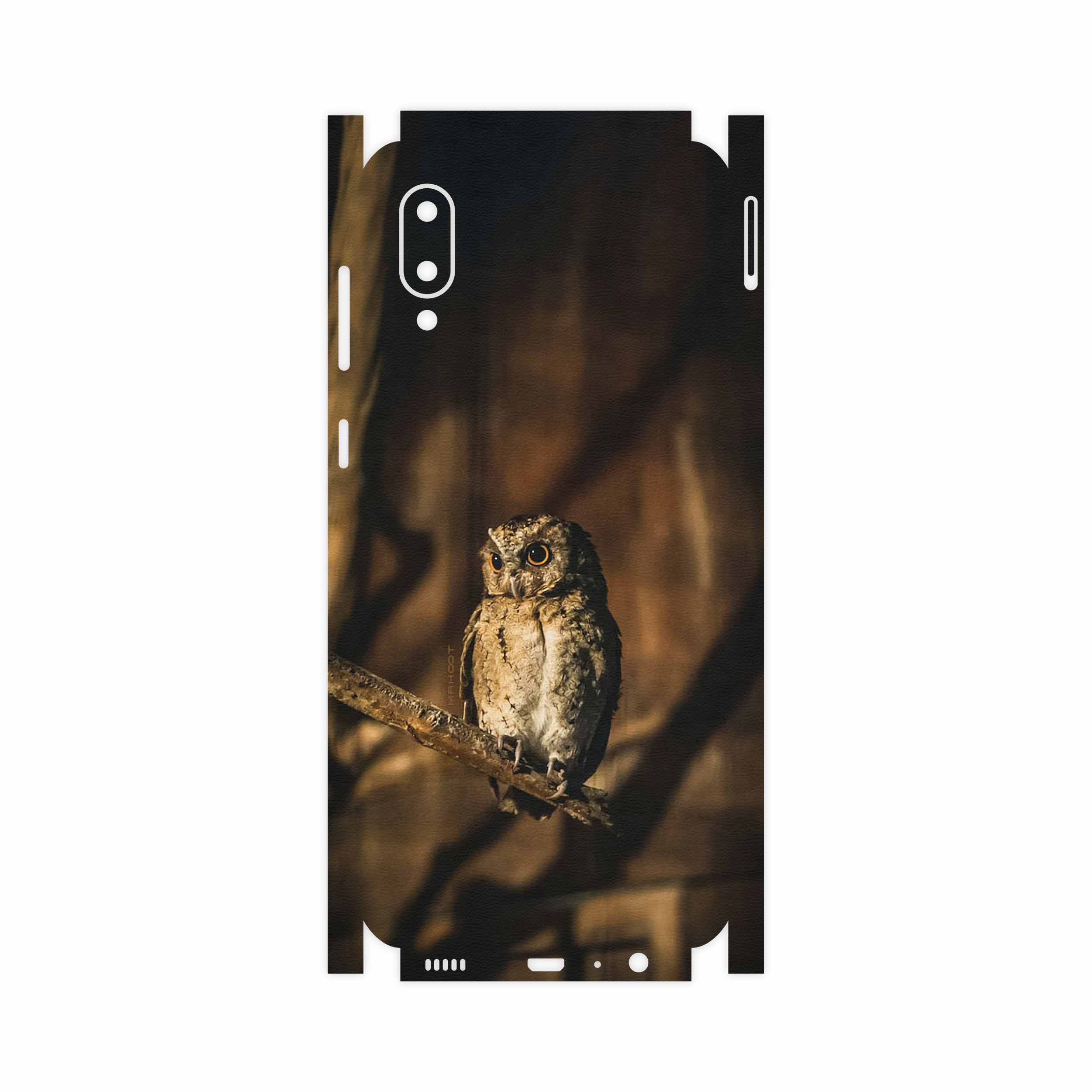 برچسب پوششی ماهوت مدل Owl-FullSkin مناسب برای گوشی موبایل سامسونگ Galaxy A02